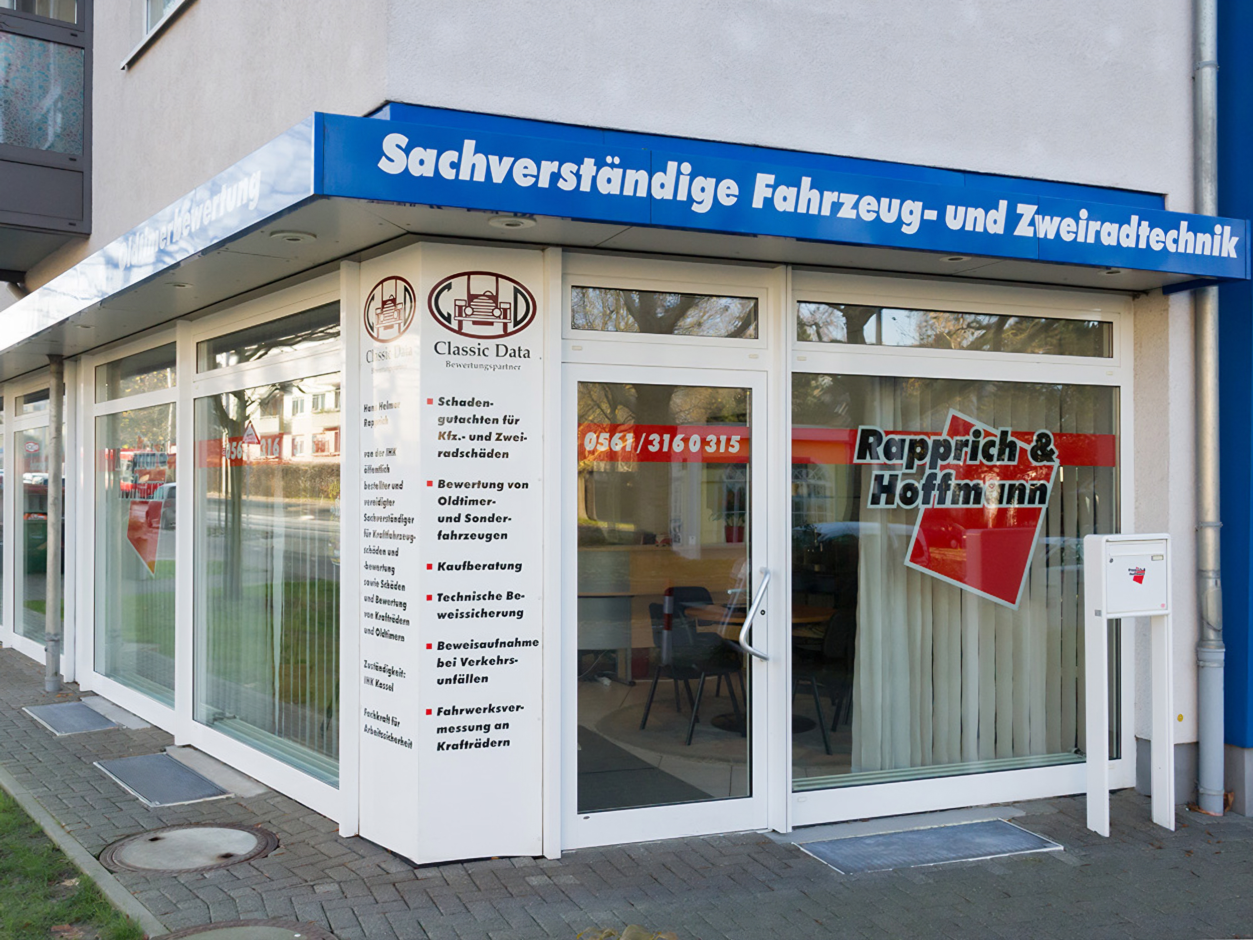 Büro des Kfz Sachverständiger Rapprich & Hoffmann in Kassel